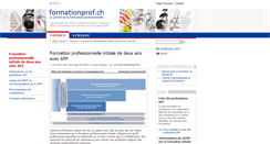 Desktop Screenshot of fpi2.formationprof.ch
