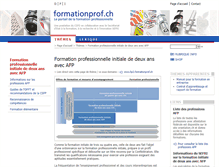 Tablet Screenshot of fpi2.formationprof.ch