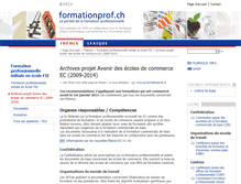 Tablet Screenshot of ec.formationprof.ch