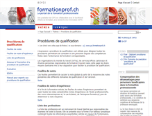 Tablet Screenshot of pq.formationprof.ch