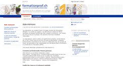 Desktop Screenshot of am.formationprof.ch