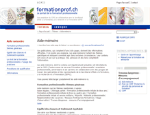 Tablet Screenshot of am.formationprof.ch